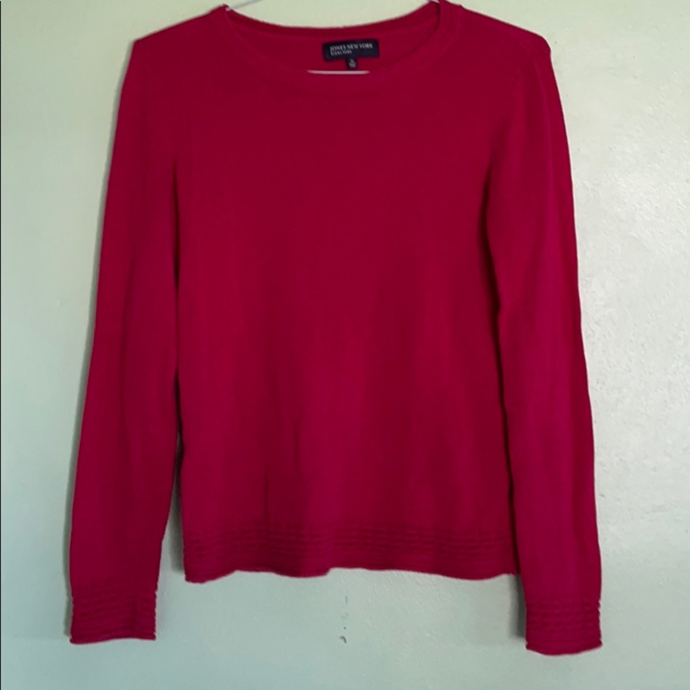Red Jones New York Sweater